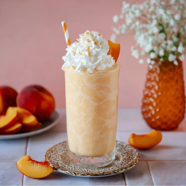 Peach Milkshake