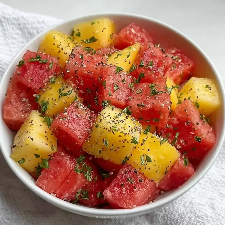 Peach Watermelon Salad