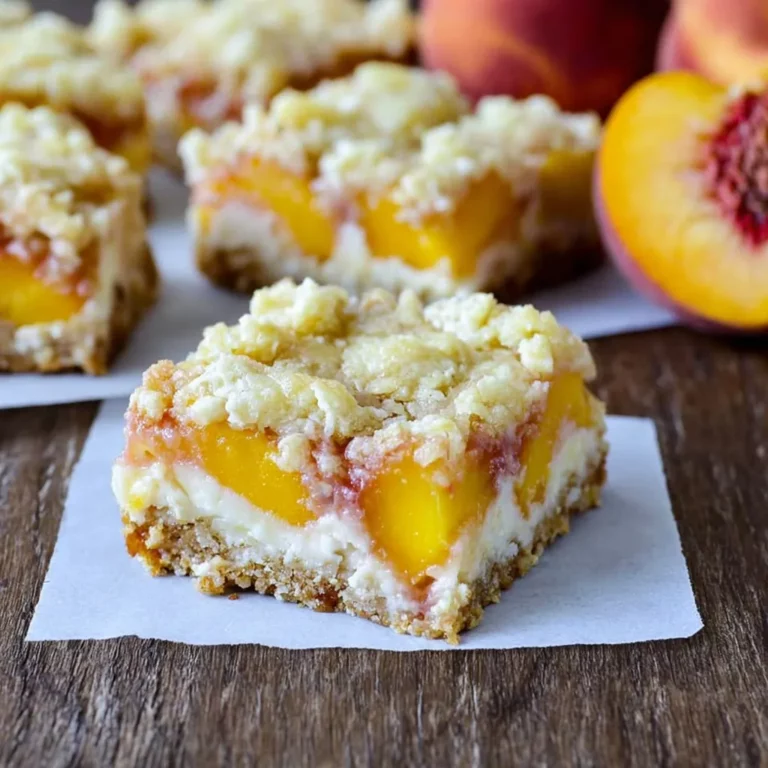 Peaches and Cream Bars