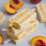 Peaches and Cream Popsicles