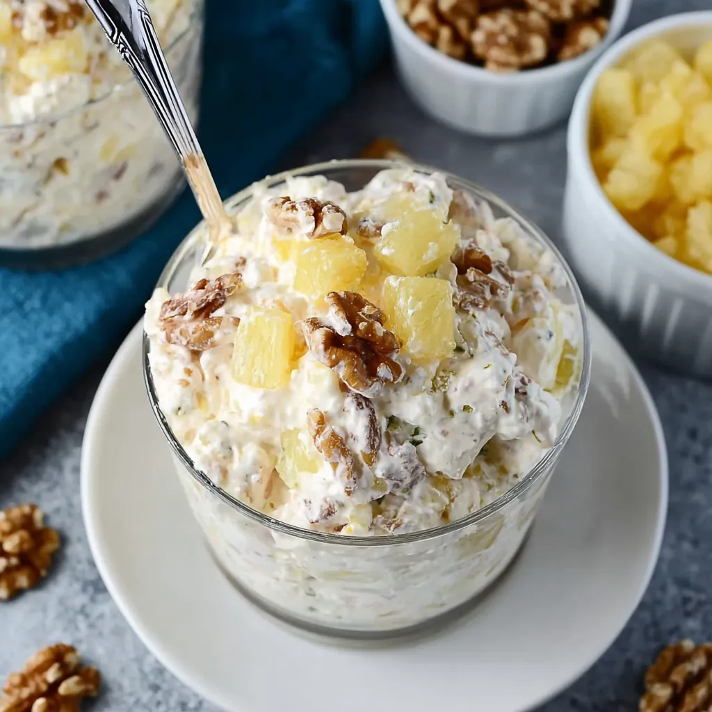 Pineapple Walnut Salad