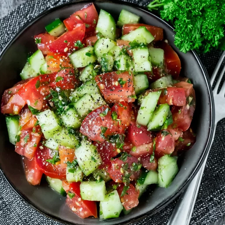 Quick Cucumber Tomato Salad
