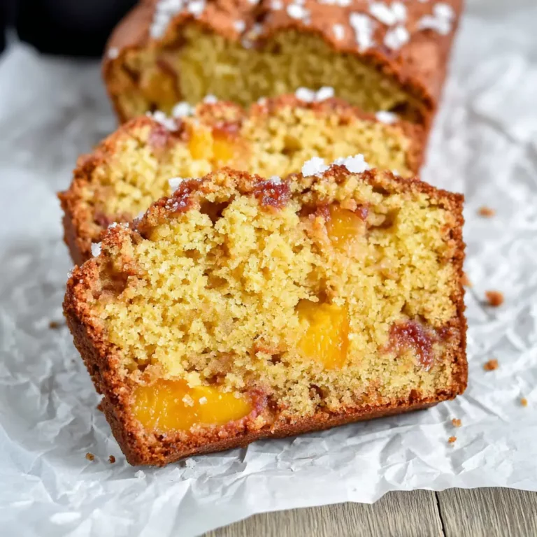 Spiced Peach Bread