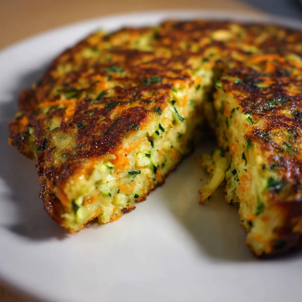 Spiced Zucchini Sweet Potato Cake