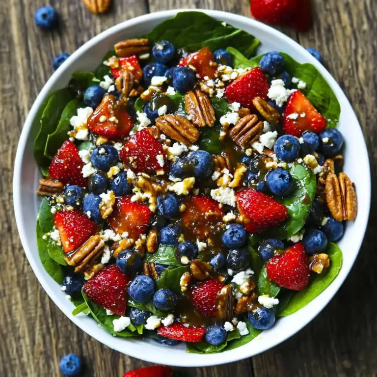 Strawberry Spinach Salad