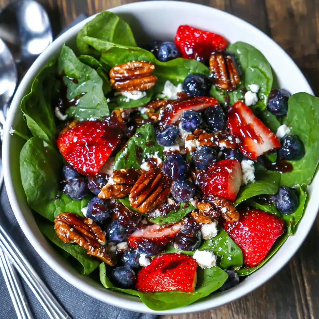 Strawberry Spinach Salad