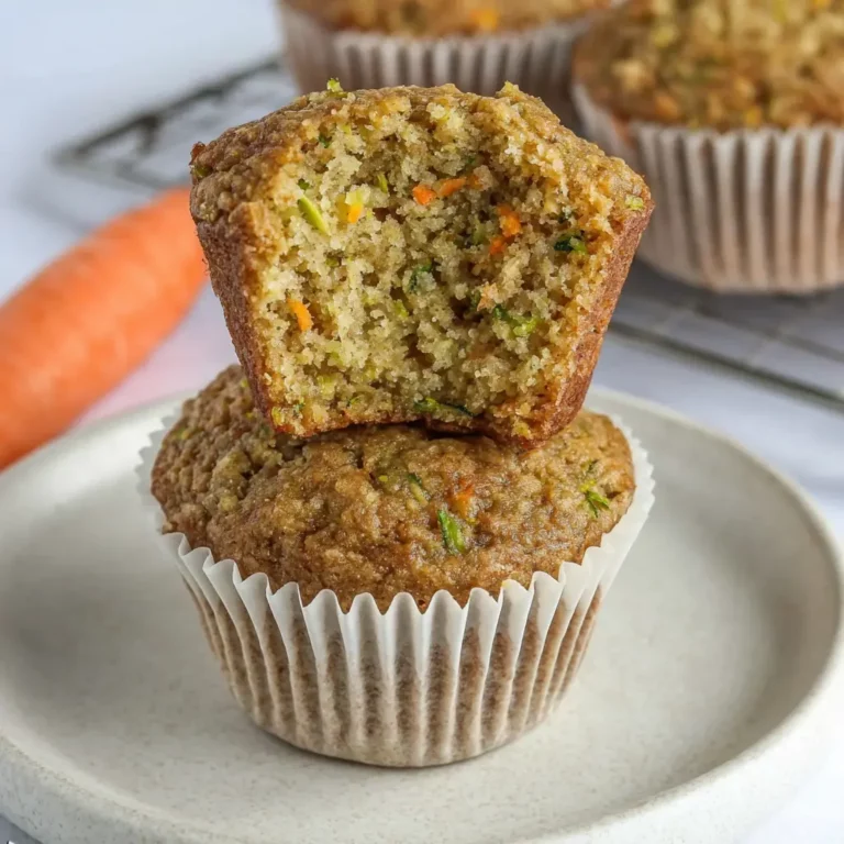 Zucchini Carrot Oatmeal Muffins
