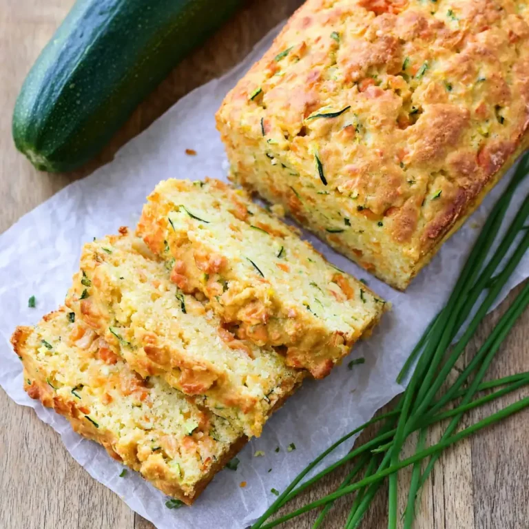 Zucchini Cheddar Chive Bread
