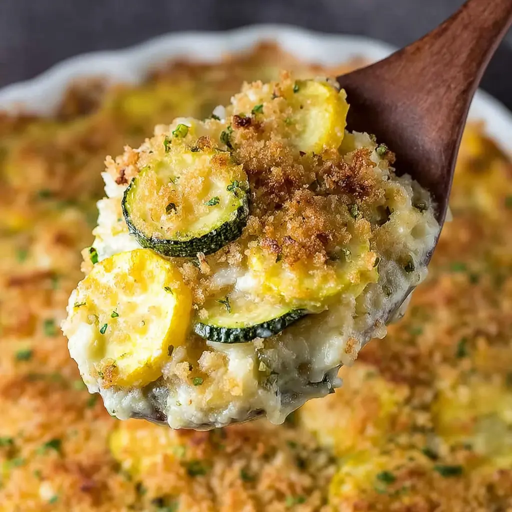 Zucchini Squash Corn Casserole