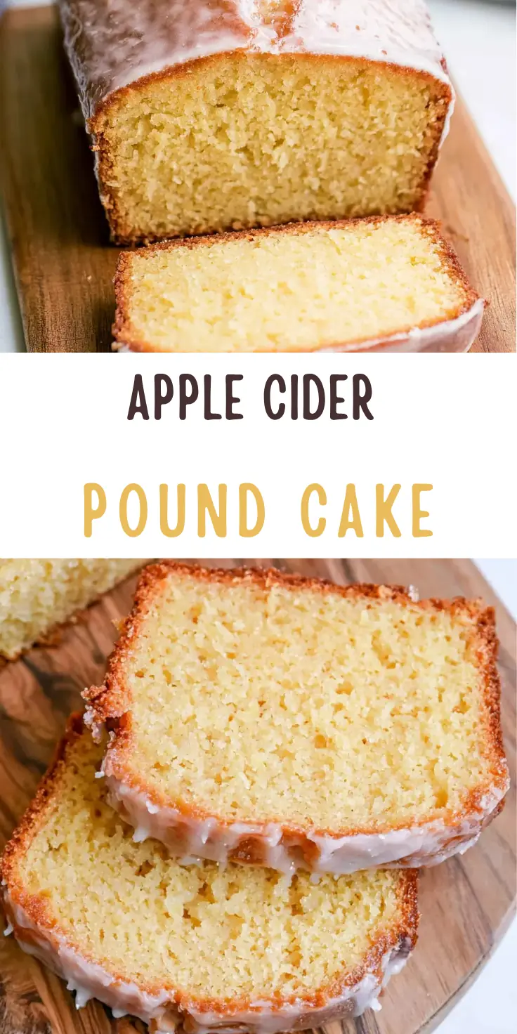 Apple Cider Pound Cake with Sweet Cider Glaze 6 Apple Cider Pound Cake