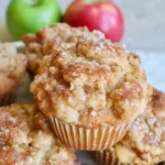 Apple Crumble Muffins with a Buttery Cinnamon Topping 7 Apple Crumble Muffins