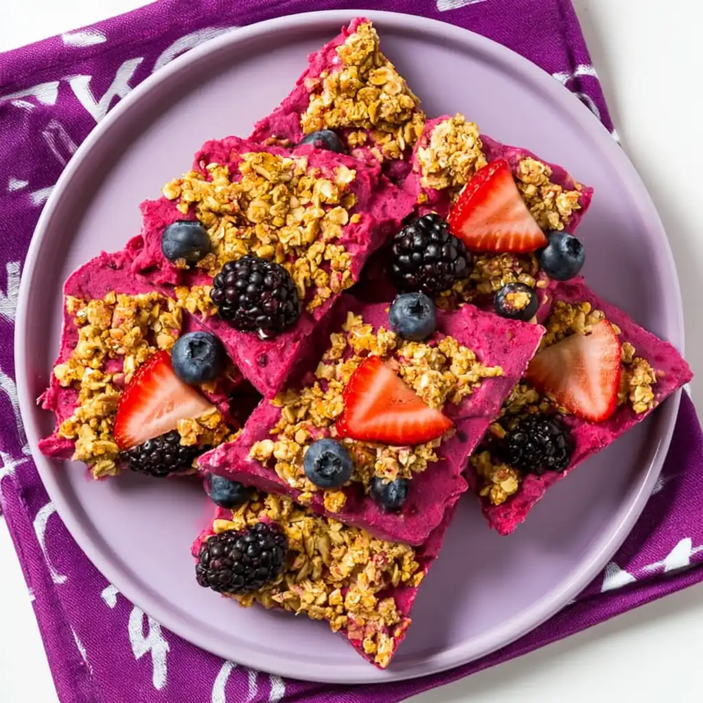 Berry Granola Yogurt Bark