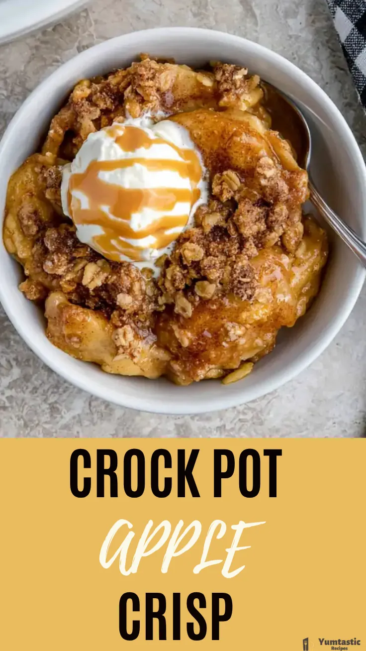 Crock Pot Apple Crisp With Buttery Oat Topping 6 Crock Pot Apple Crisp