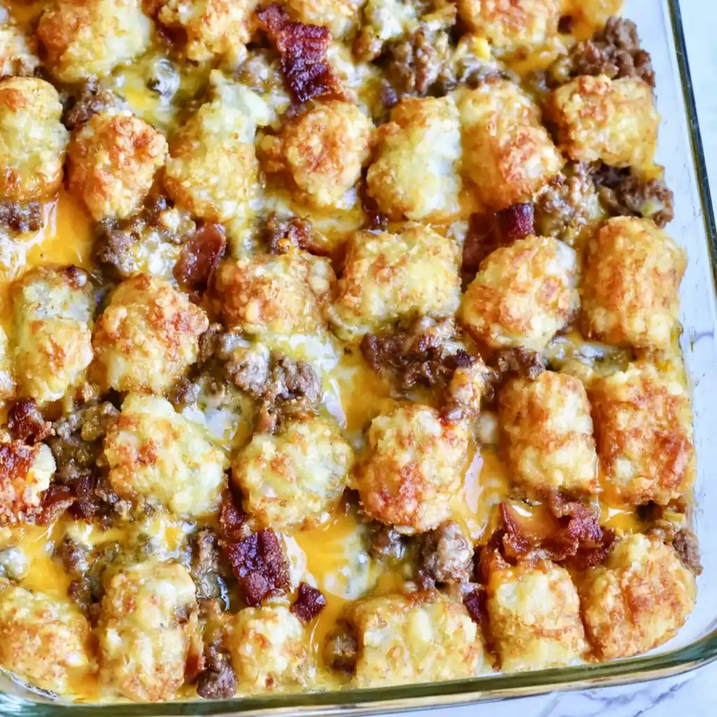 Cheeseburger Tater Tot Casserole for an Easy Family Dinner 4 Cheeseburger Tater Tot Casserole