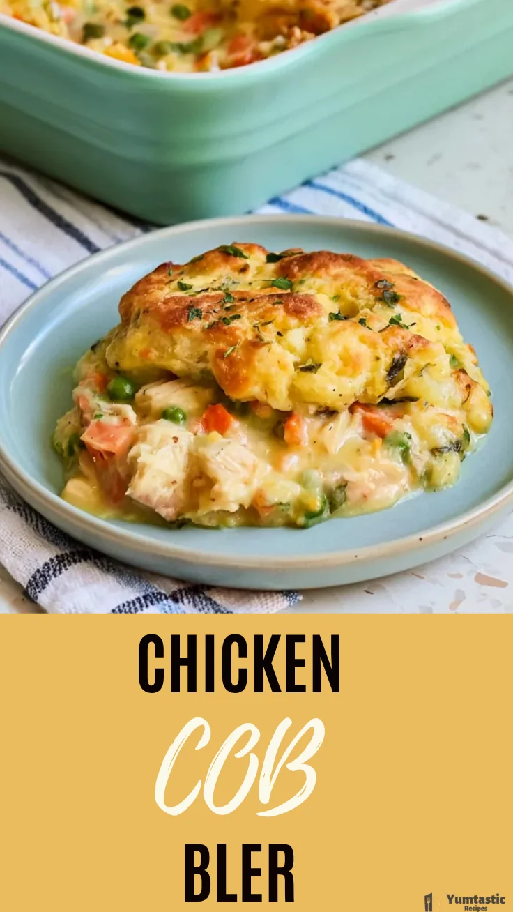 Chicken Cobbler: Creamy, Cheesy, and Easy 6 Chicken Cobbler
