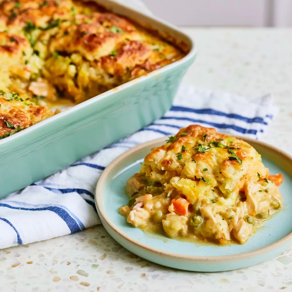 Chicken Cobbler: Creamy, Cheesy, and Easy 5 Chicken Cobbler
