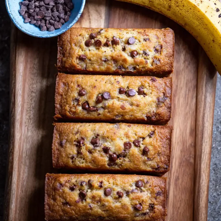 Chocolate Chip Banana Bread Bars