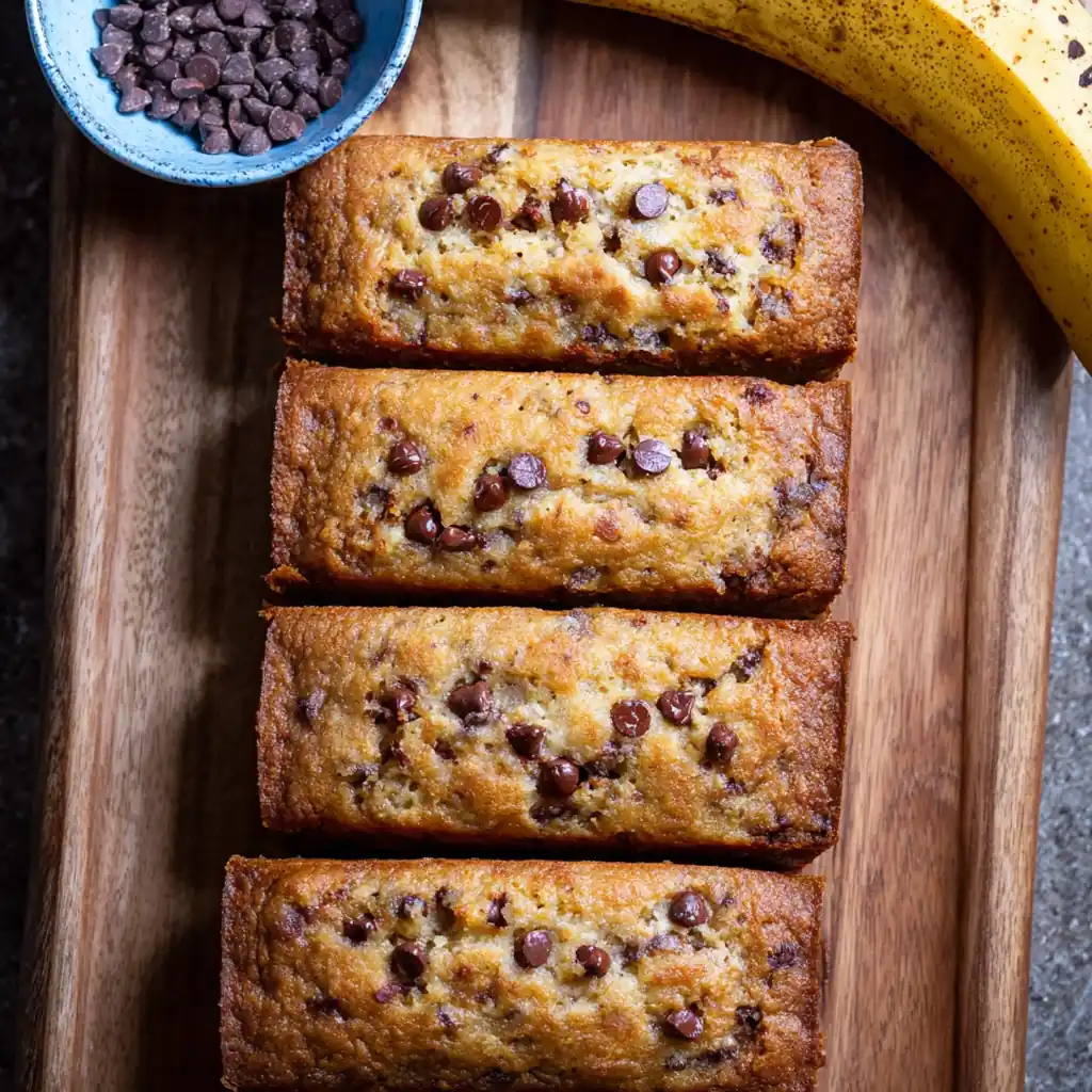 Chocolate Chip Banana Bread Bars