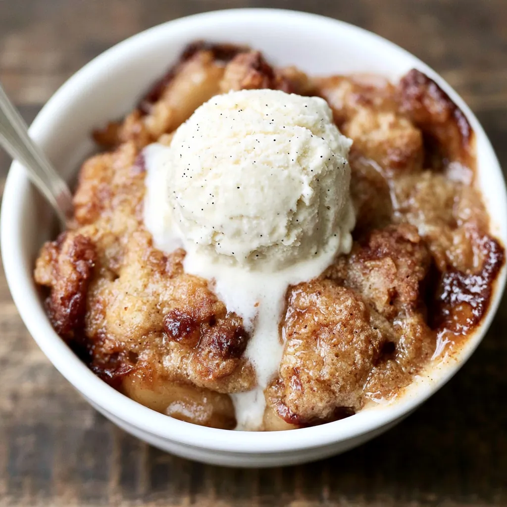Cinnamon Apple Cobbler: An Easy Cozy Fall Dessert 1 Cinnamon Apple Cobbler