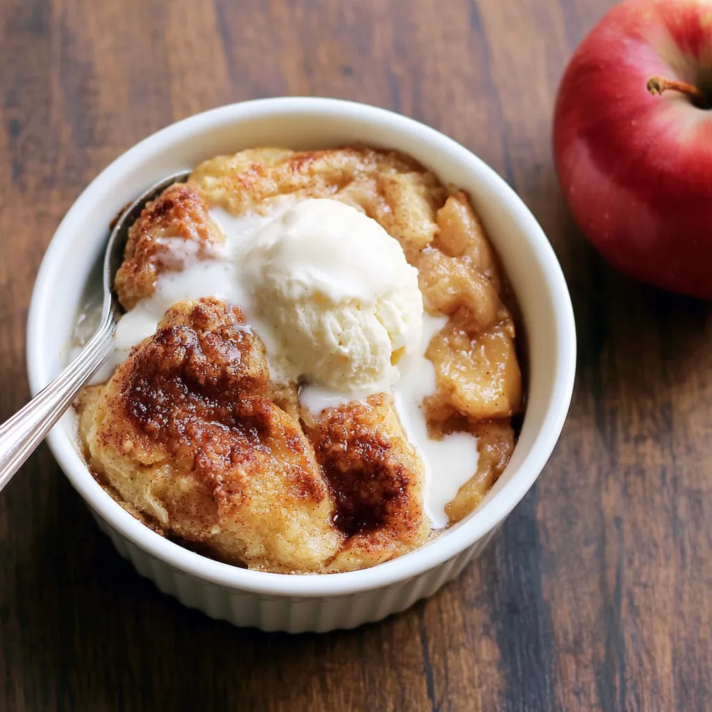 Cinnamon Apple Cobbler: An Easy Cozy Fall Dessert 2 Cinnamon Apple Cobbler