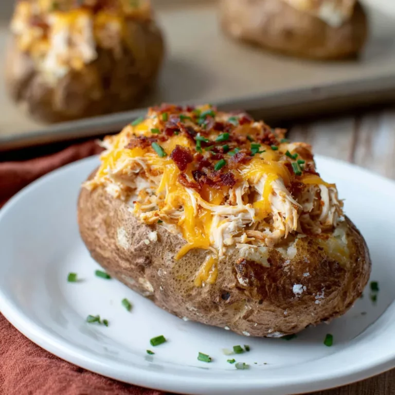 Crack Chicken Stuffed Potatoes