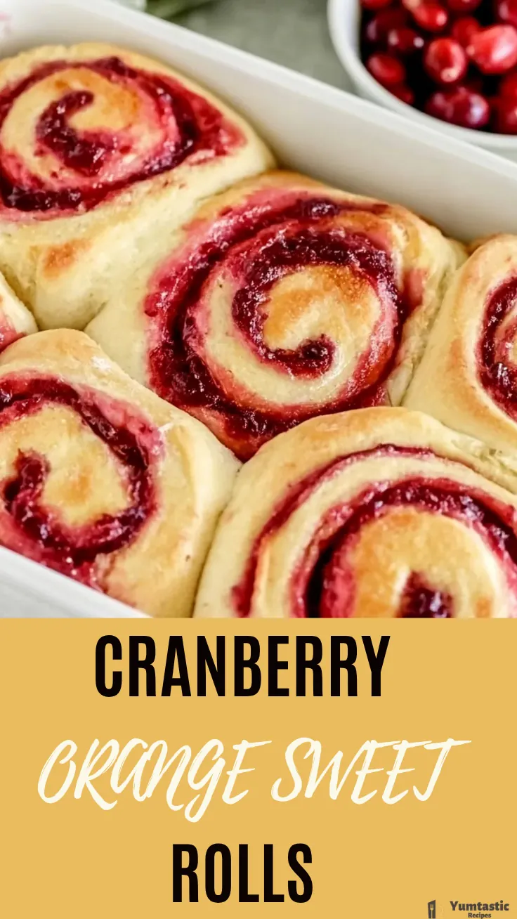 Cranberry Orange Sweet Rolls with Fresh Orange Glaze 6 Cranberry Orange Sweet Rolls