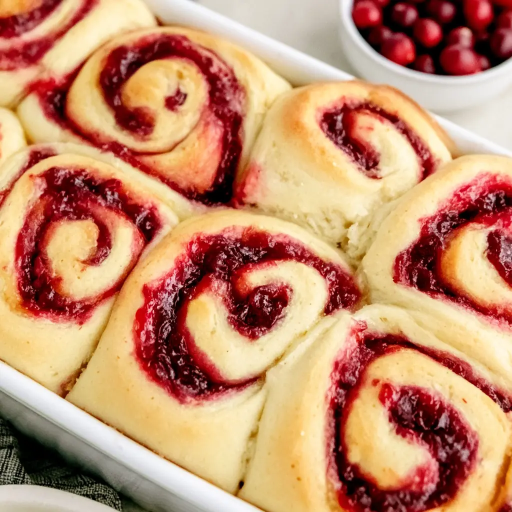 Cranberry Orange Sweet Rolls with Fresh Orange Glaze 5 Cranberry Orange Sweet Rolls