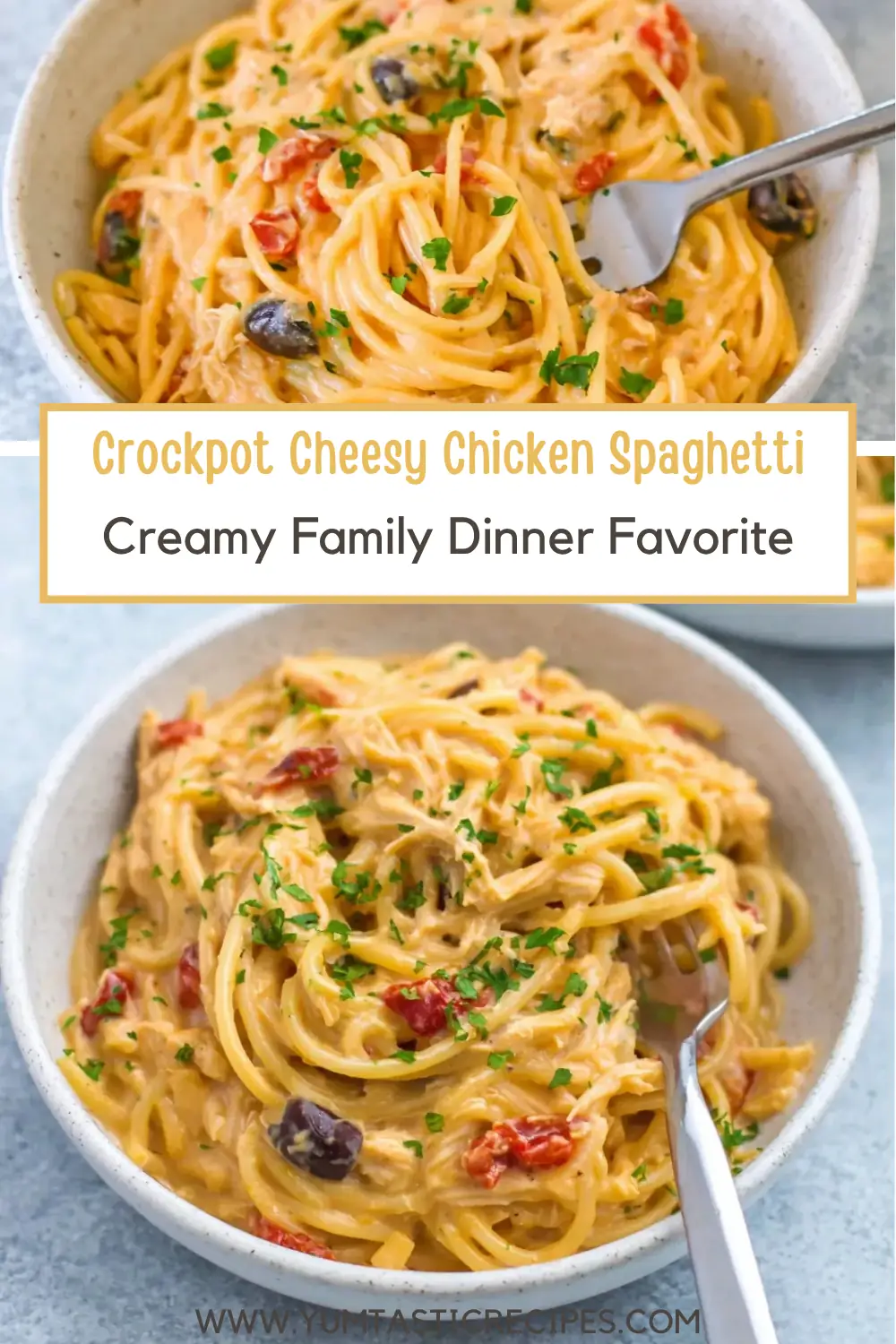 Crockpot Cheesy Chicken Spaghetti: An Easy Creamy Family Dinner 6 Crockpot Cheesy Chicken Spaghetti