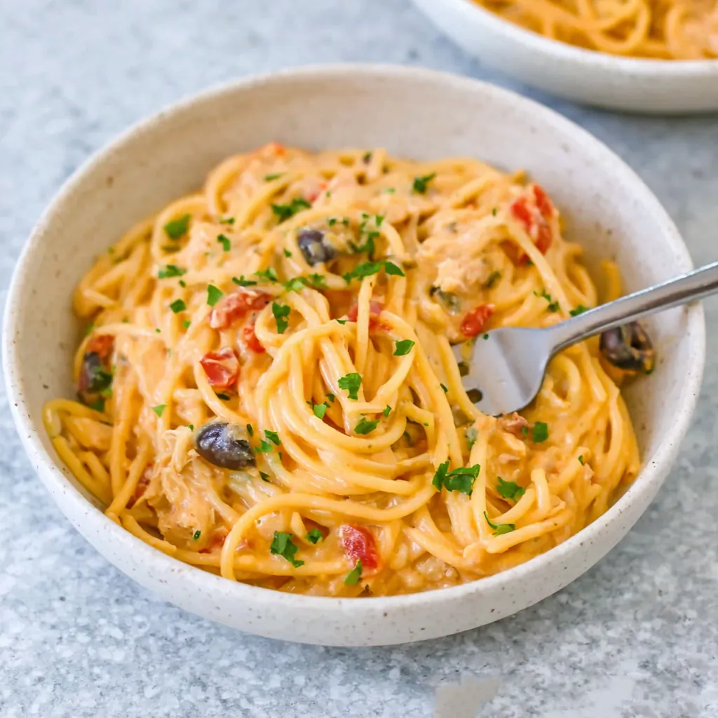 Crockpot Cheesy Chicken Spaghetti: An Easy Creamy Family Dinner 5 Crockpot Cheesy Chicken Spaghetti
