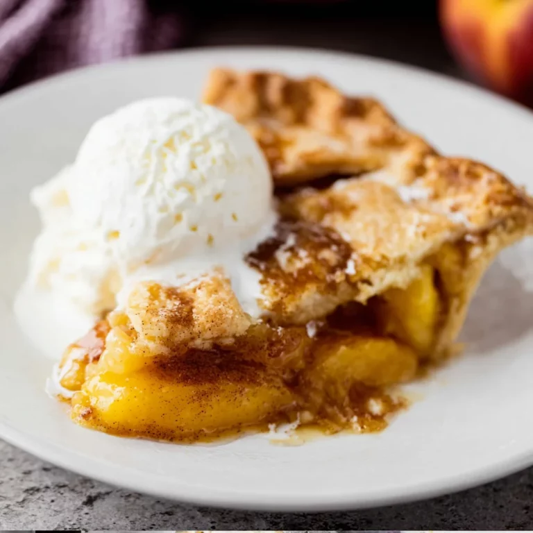Double Crust Peach Cobbler
