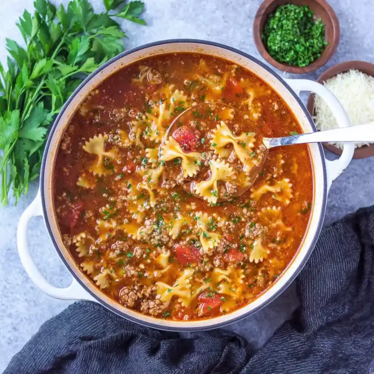 Easy Lasagna Soup