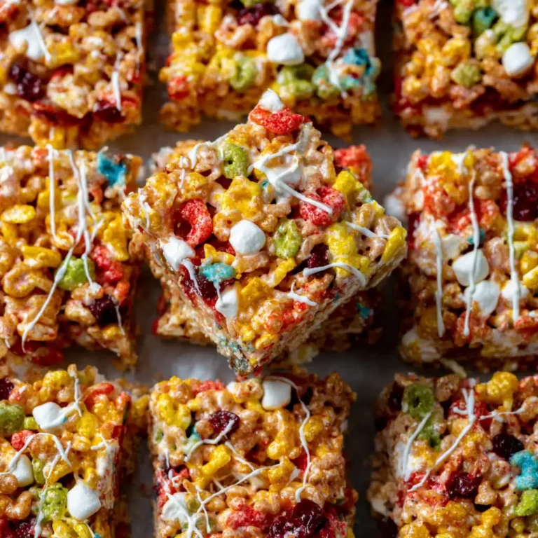 Fruity Pebbles Rice Krispie Treats