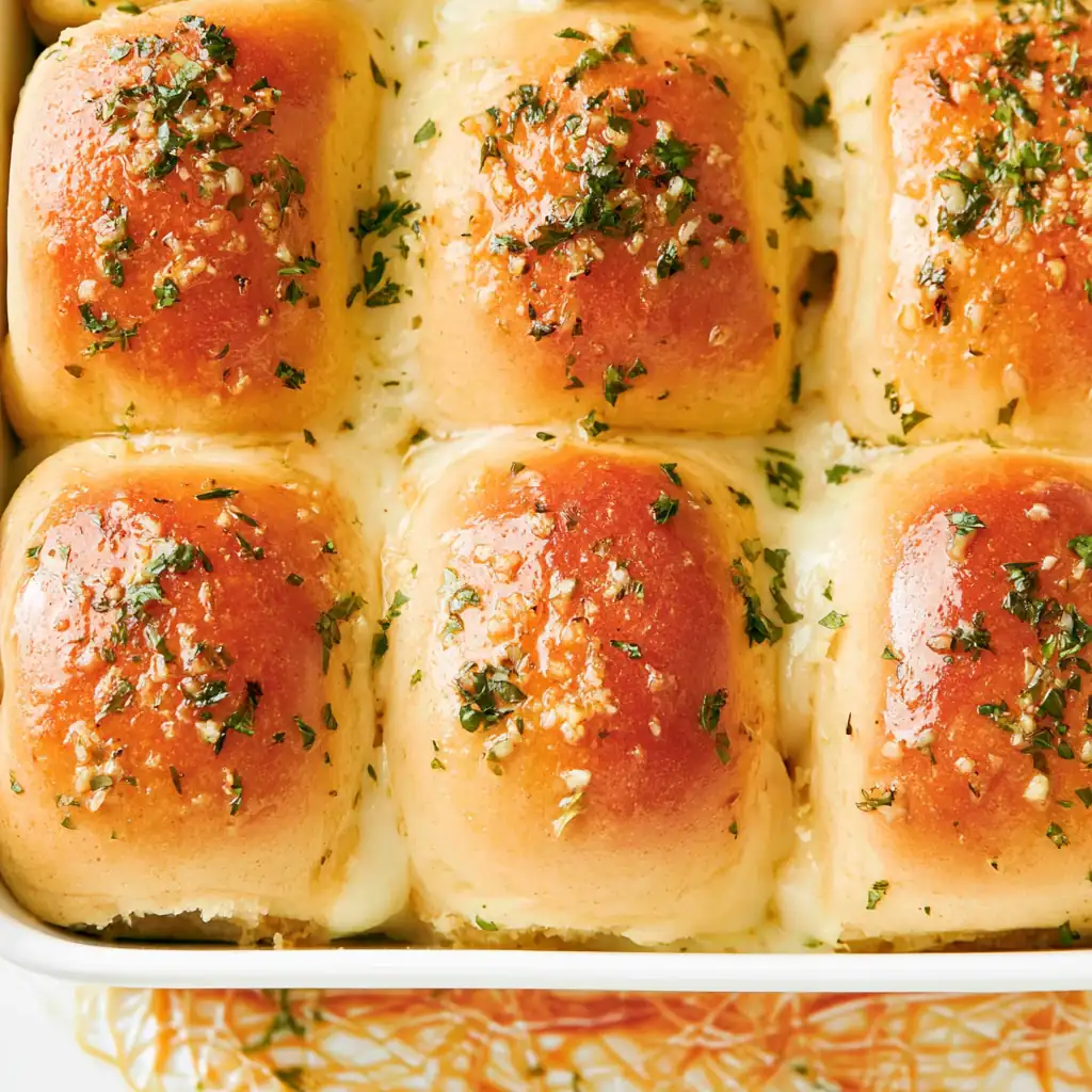 Garlic Pesto Chicken Sliders