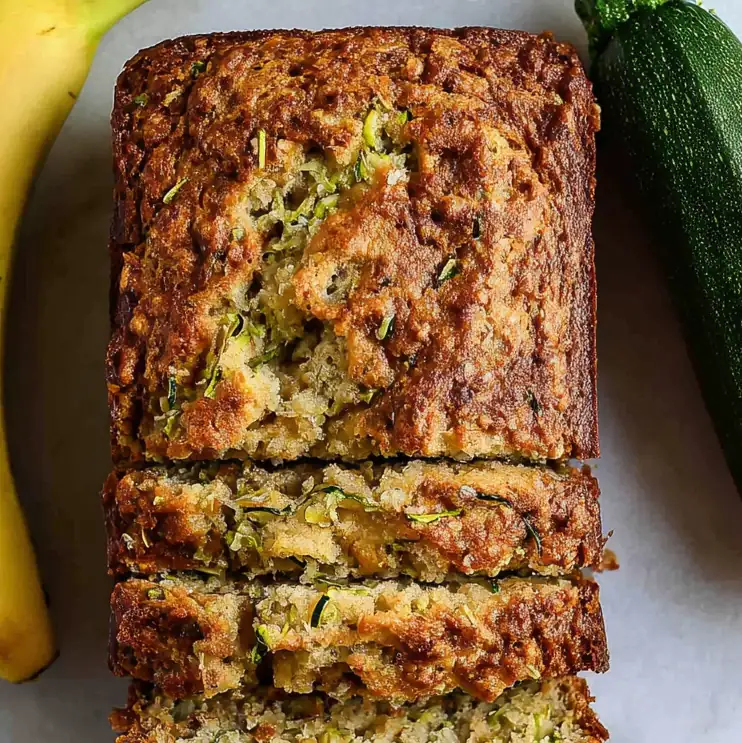Healthy Zucchini Banana Bread