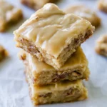 Maple Glazed Apple Blondies With Warm Maple Icing 7 Maple Glazed Apple Blondies