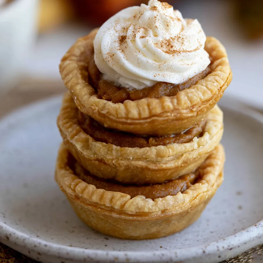 Mini Pumpkin Pies: Easy Muffin Tin Holiday Dessert 4 Mini Pumpkin Pies