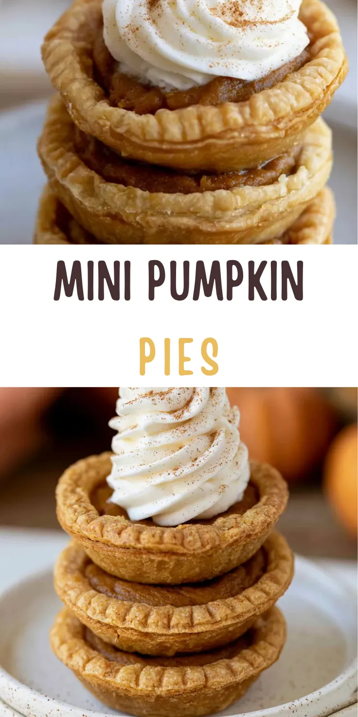 Mini Pumpkin Pies: Easy Muffin Tin Holiday Dessert 6 Mini Pumpkin Pies