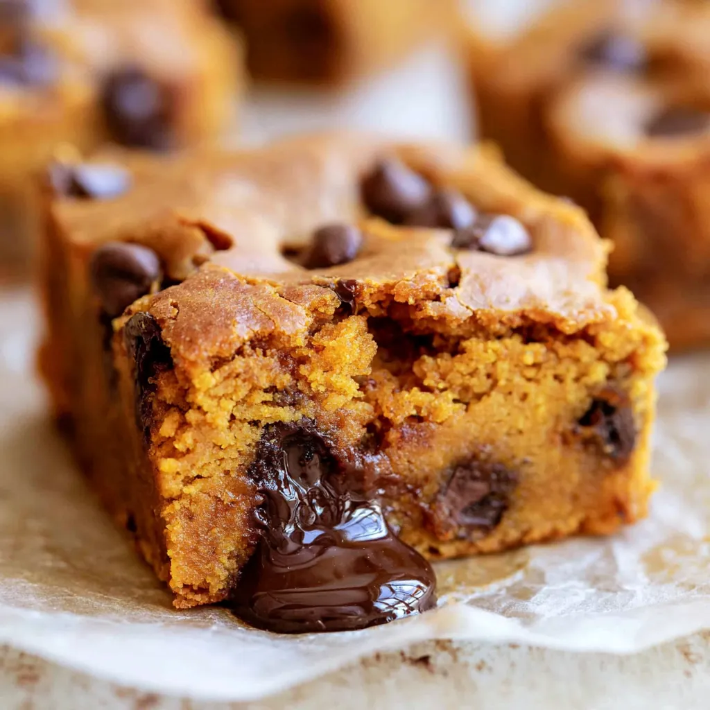 Pumpkin Chocolate Chip Bars: Soft, Fudgy, and Easy 5 Pumpkin Chocolate Chip Bars