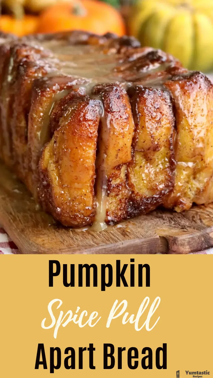 Pumpkin Spice Pull Apart Bread With Easy Vanilla Glaze 6 Pumpkin Spice