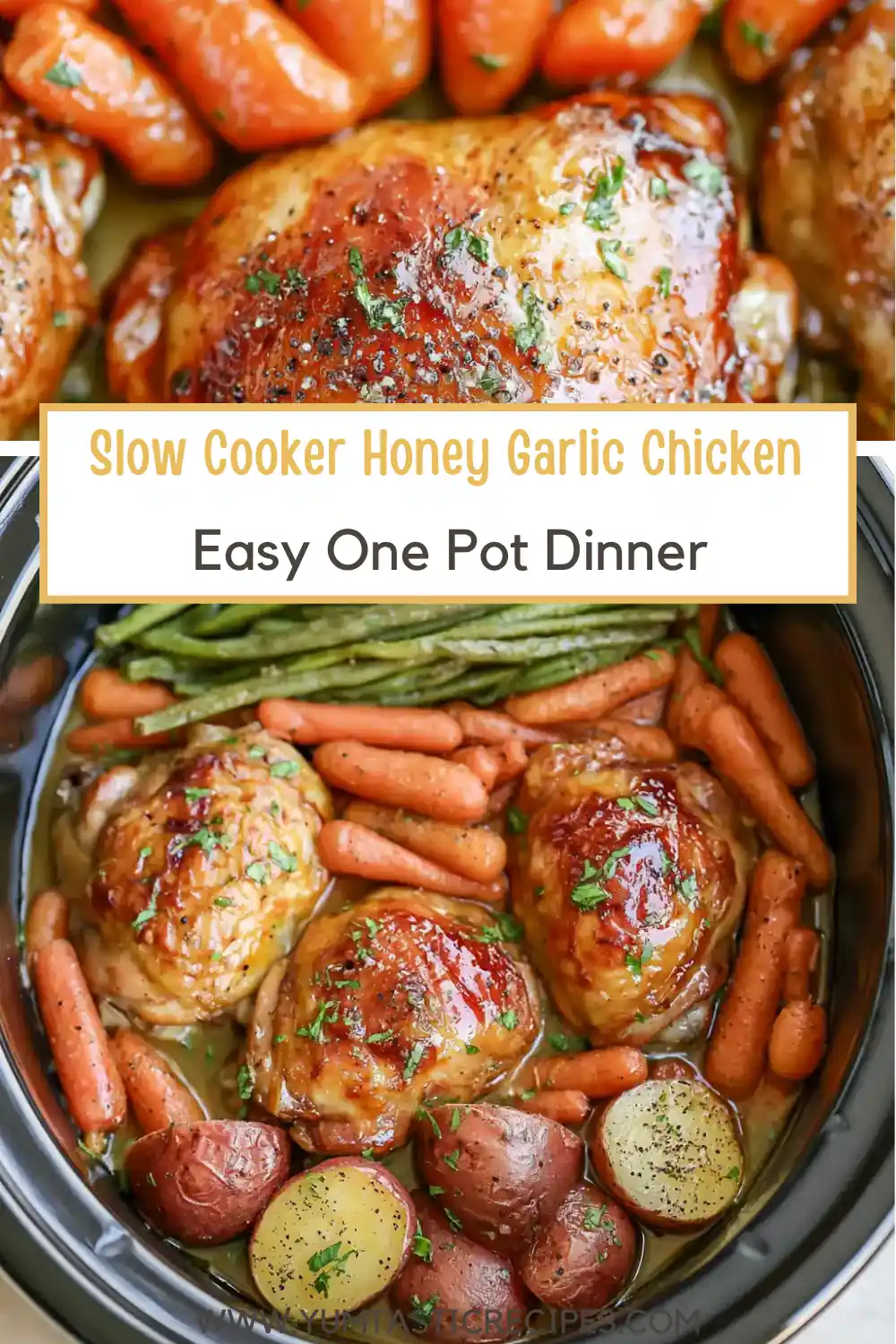 Slow Cooker Honey Garlic Chicken and Veggies 6 Slow Cooker Honey Garlic Chicken
