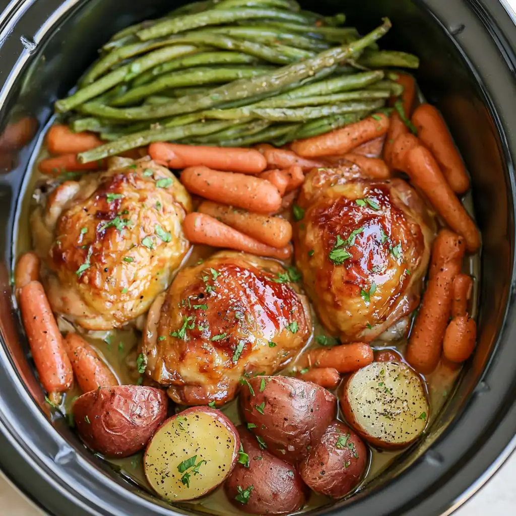 Slow Cooker Honey Garlic Chicken