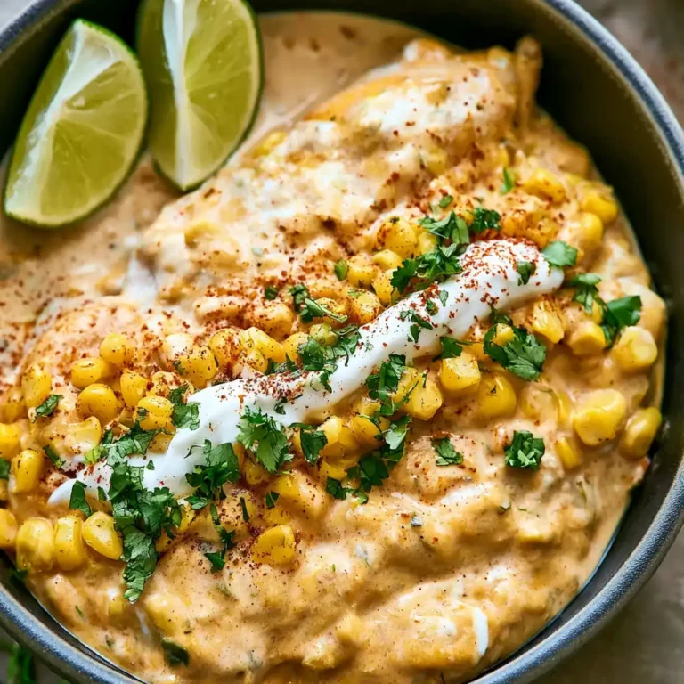 Slow Cooker Street Corn Chicken