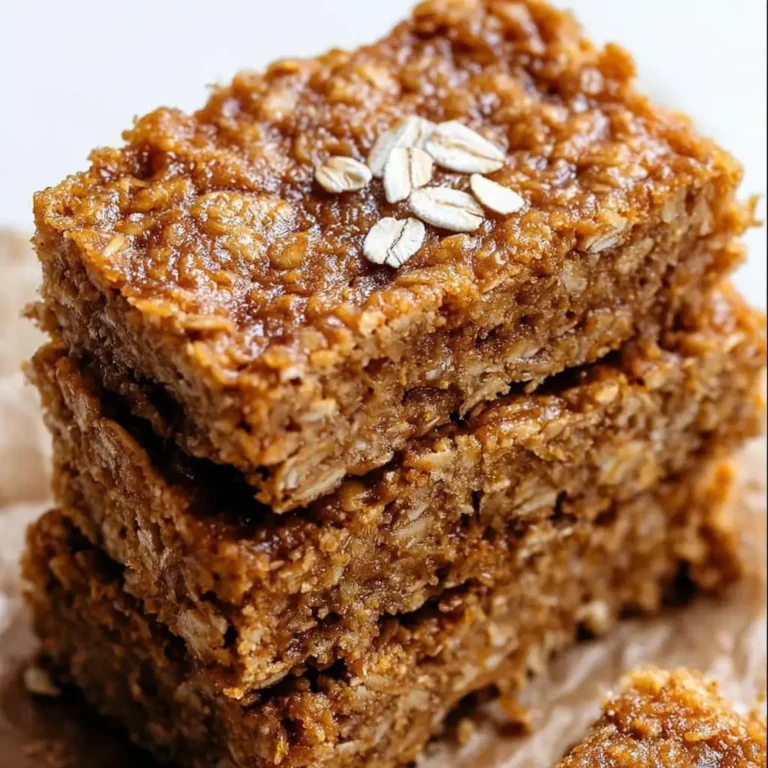 Soft and Chewy Apple Oatmeal Bars