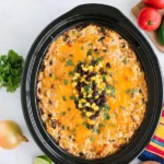 Southwest Crock Pot Chicken and Rice: Easy Cheesy Dinner 7 Southwest Crock Pot Chicken
