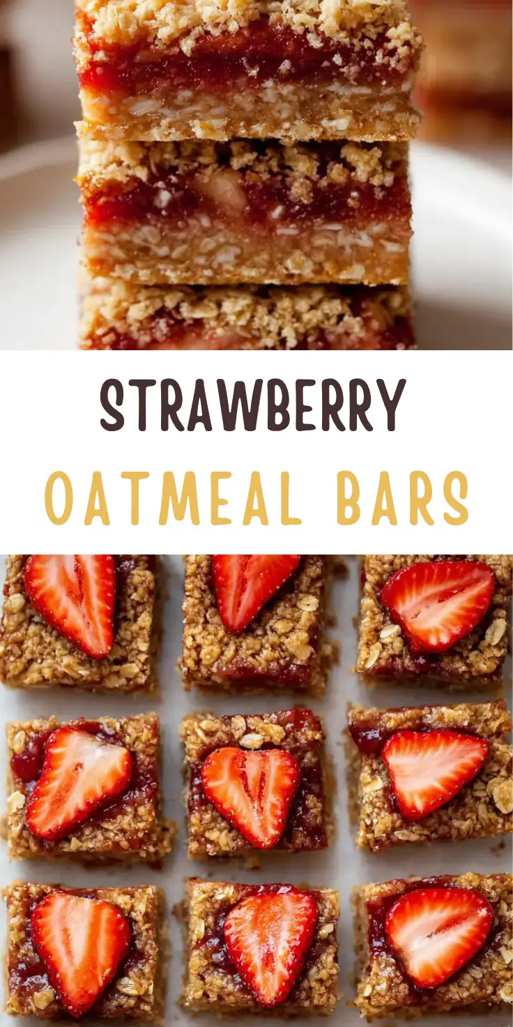 Strawberry Oatmeal Bars