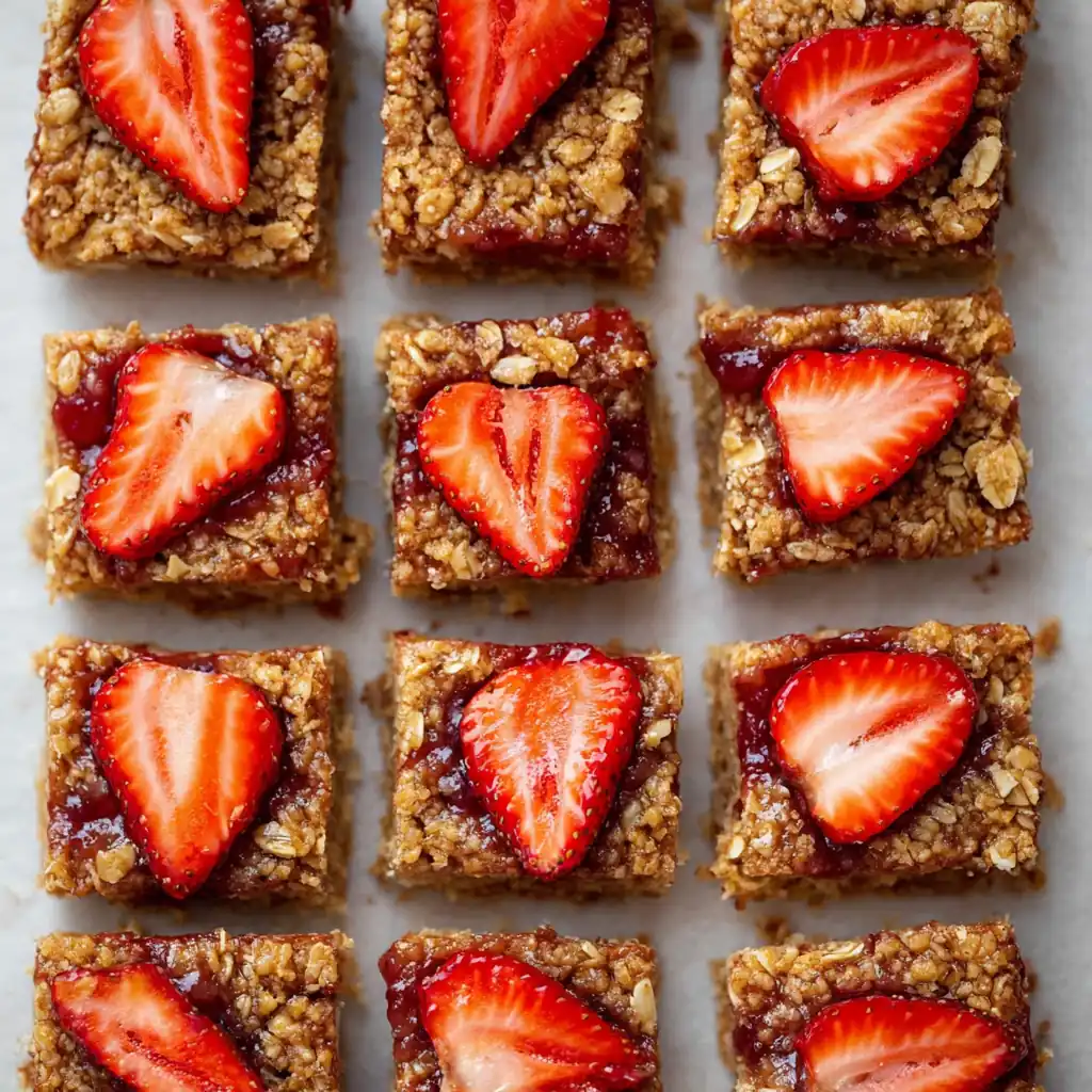Strawberry Oatmeal Bars