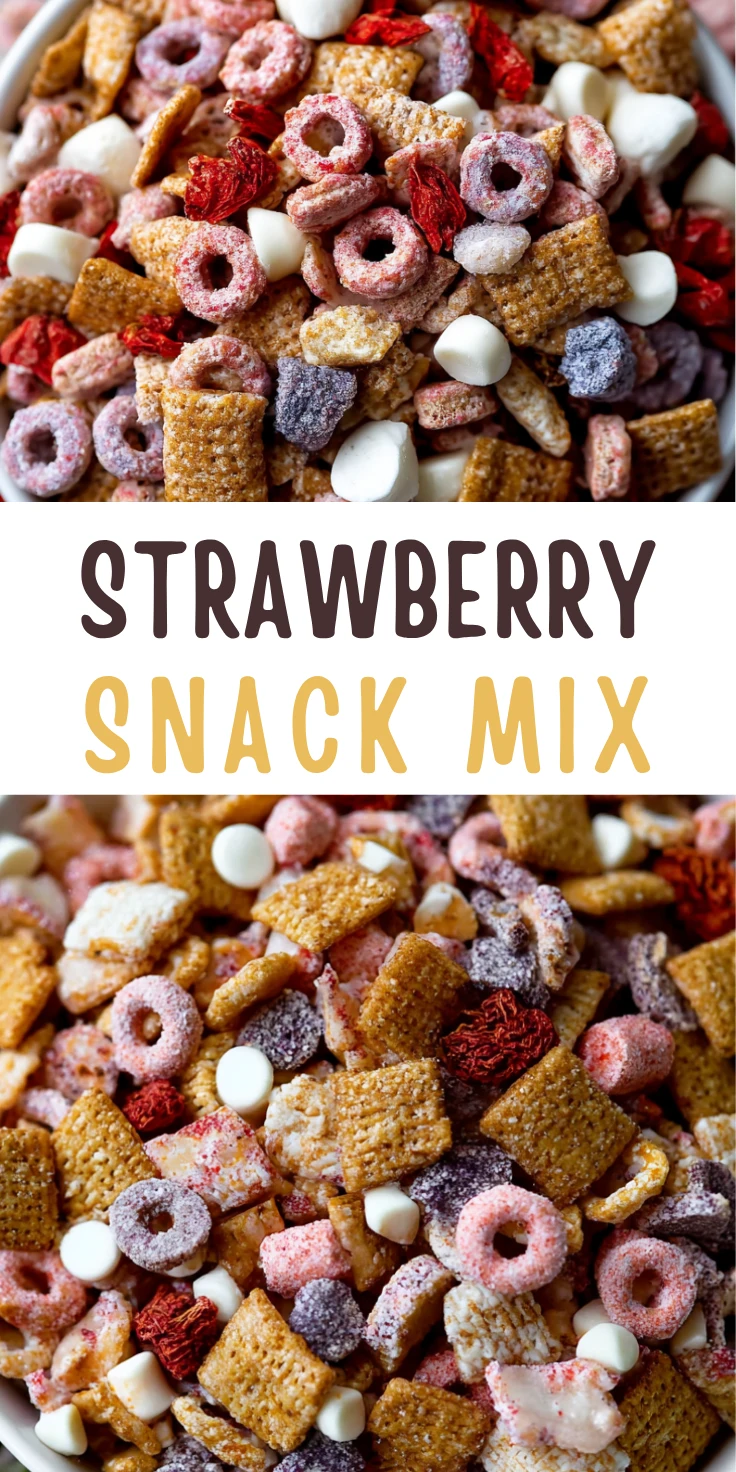 Strawberry Snack Mix