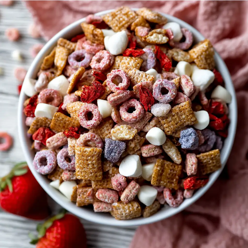 Strawberry Snack Mix