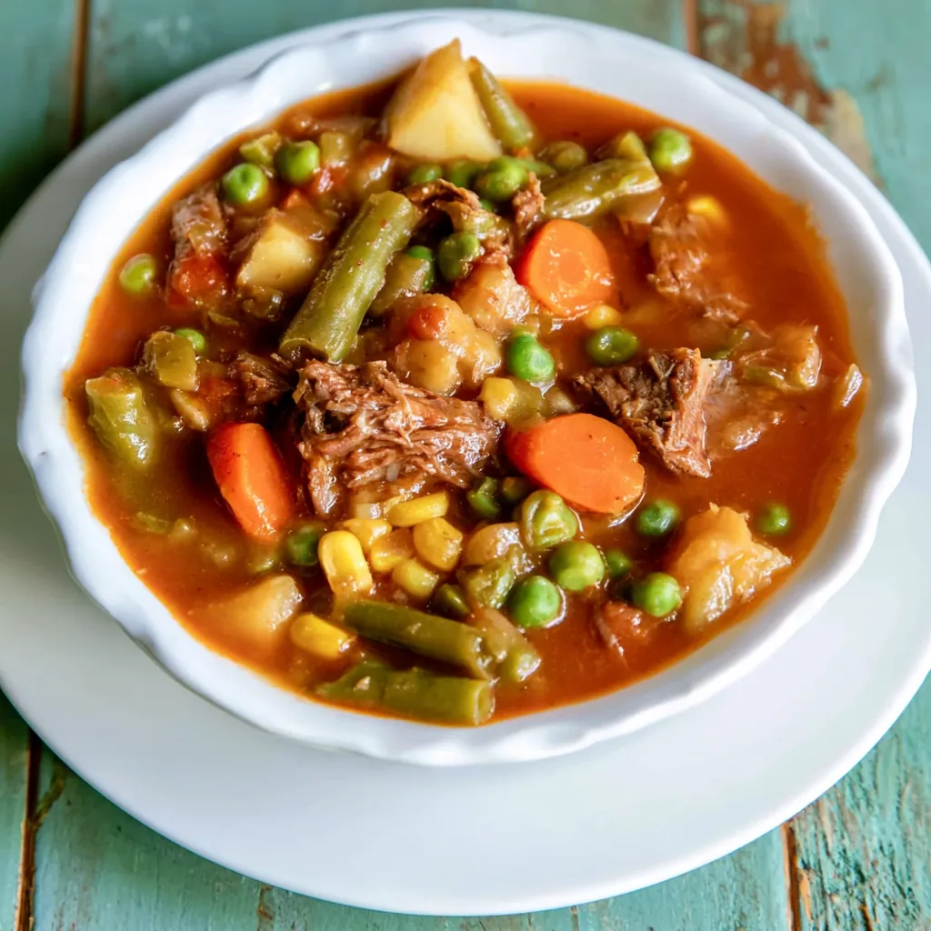 Vegetable Beef Soup: Old-Fashioned Family Comfort 5 Vegetable Beef Soup