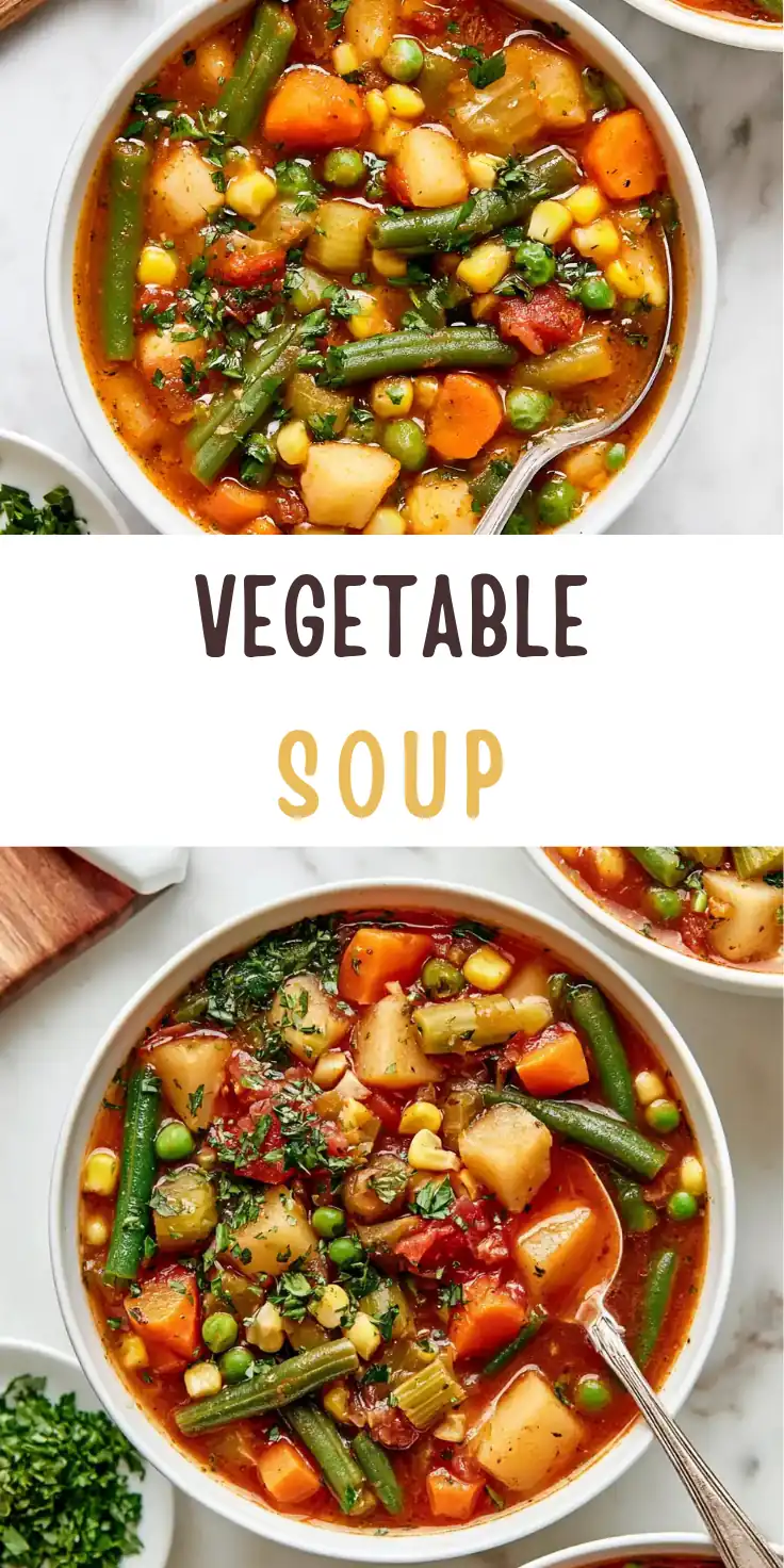 Vegetable Soup: An Easy, Flavorful One-Pot Recipe 6 Vegetable Soup